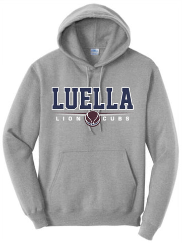 LEB Mid Weight Hoodie -Athletic Grey