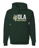 OMS Mid Weight Hoodie- DK. Green