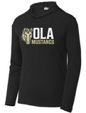 OMS Dri-fit Hooded LS Tee - Black