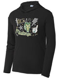OMS Dri-fit Hooded LS Tee - Black