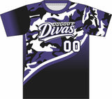 D Divas  Unisex Camo Sublimated Jersey