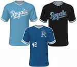 7/8 Royals-3 Jersey Package