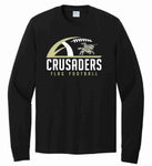S16 Long Sleeve Cotton Tee- Black