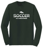 OHS 50/50 Long Sleeve Tee- Dk. Green