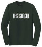 OHS 50/50 Long Sleeve Tee- Dk. Green