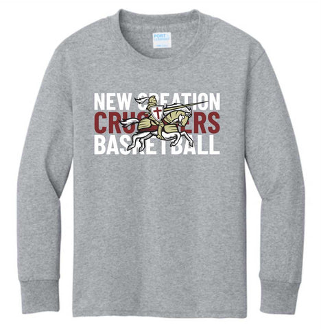 Long Sleeve Tee- Athletic Heather (HSBB)