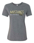 OHSB Bella+Canvas Ladies Relaxed Tee- Deep Heather Grey