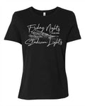 Bella+Canvas Ladies Relaxed Tee- Black