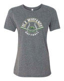 OHSB Bella+Canvas Ladies Relaxed Tee- Deep Heather Grey