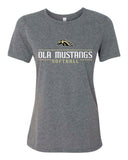 OHSB Bella+Canvas Ladies Relaxed Tee- Deep Heather Grey