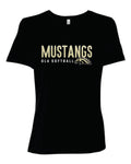 OHSB Bella+Canvas Ladies Relaxed Tee- Black