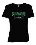 OHSB Bella+Canvas Ladies Relaxed Tee- Black