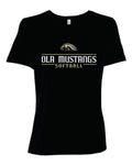 OHSB Bella+Canvas Ladies Relaxed Tee- Black