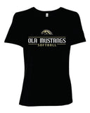 OHSB Bella+Canvas Ladies Relaxed Tee- Black