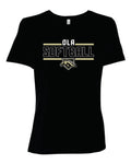OHSB Bella+Canvas Ladies Relaxed Tee- Black