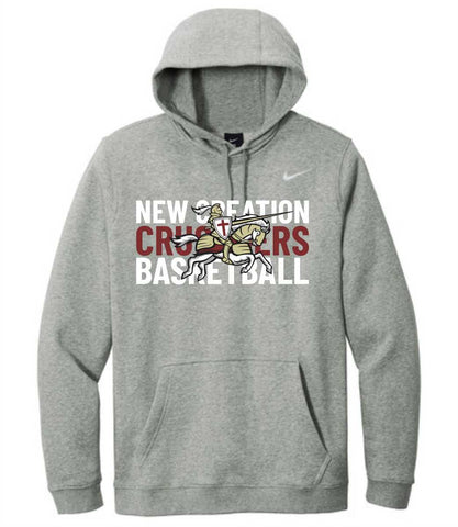 Adult Nike Hoodie- Grey Heather (HSBB)