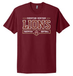Adult Next Level Cotton Tee- Cardinal