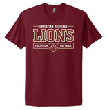 Adult Next Level Cotton Tee- Cardinal