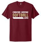 Adult Next Level Cotton Tee- Cardinal