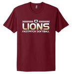 Adult Next Level Cotton Tee- Cardinal