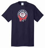 PRIME Cotton Blend Tee- Navy