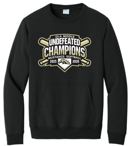 OMSB Champ POCKET Sweatshirt- Black
