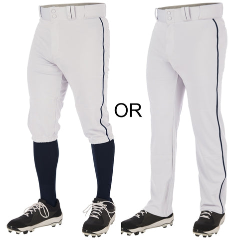 FOD ELITE- Taper Pant or Knicker - White/ Navy