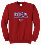 MBA Midweight Sweatshirt- Red