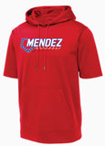 MBA Short Sleeve Hoodie- Red