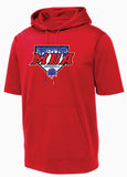 MBA Short Sleeve Hoodie- Red