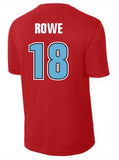 LADY TITANS Dri-Fit Tee - Red