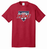 PRIME Cotton Blend Tee- Red