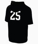 MBA Short Sleeve Hoodie- Black