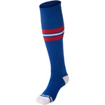 Stripe Socks-Royal/Rd/ White