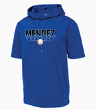 MBA Short Sleeve Hoodie- Royal