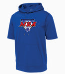 MBA Short Sleeve Hoodie- Royal