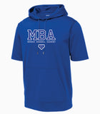 MBA Short Sleeve Hoodie- Royal