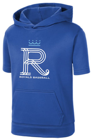 7/8 Royals Short Sleeve Hoodie