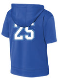 7/8 Royals Short Sleeve Hoodie