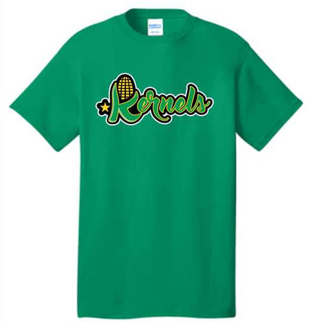 KERNELS COTTON TEE - Kelly Green