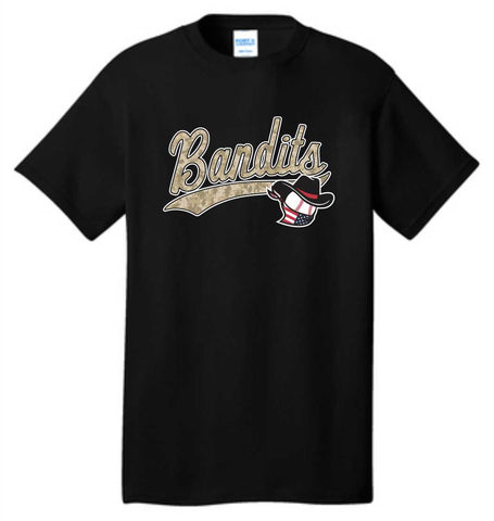 BANDITS COTTON TEE -Black/ Camo