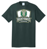 OLAX  Cotton Blend Tee- Dk. Green