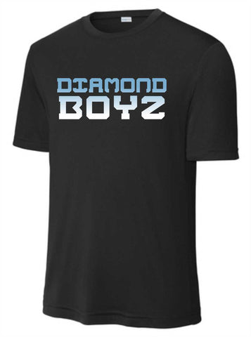 DIAMOND BOYZ Dri-Fit Tee- Black