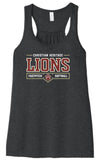 BELLA+CANVAS® Women’s Flowy Racerback Tank-Dk. Grey Heather