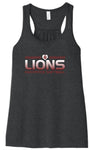 BELLA+CANVAS® Women’s Flowy Racerback Tank-Dk. Grey Heather