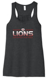 BELLA+CANVAS® Women’s Flowy Racerback Tank-Dk. Grey Heather