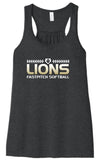 BELLA+CANVAS® Women’s Flowy Racerback Tank-Dk. Grey Heather