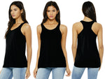 HK Bella+Canvas Ladies Relaxed Tank- Black