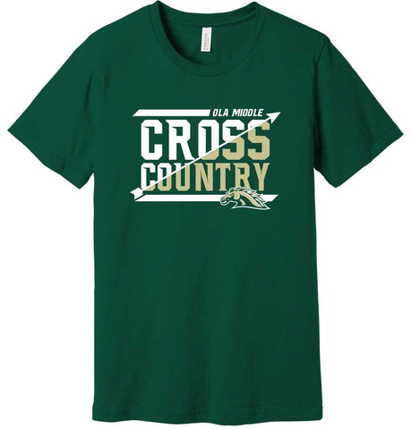 OCC Y&A Bella+Canvas Tee- Dk Green