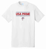 PRIME Cotton Blend Tee- White